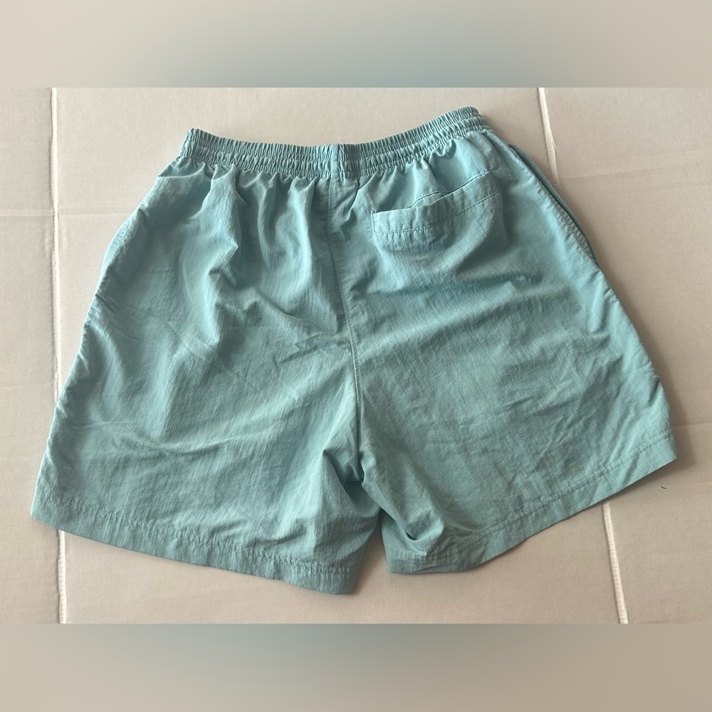 ✨🩵RareVtg 90s Champion Shorts Mens SMALL Teal Blue Athletic Gym NylonLined Retro - Picture 6 of 16